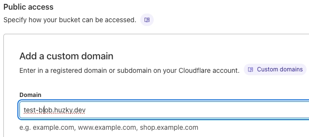 Add domain