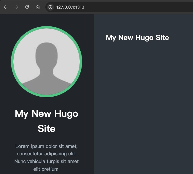 Local Hugo Dev